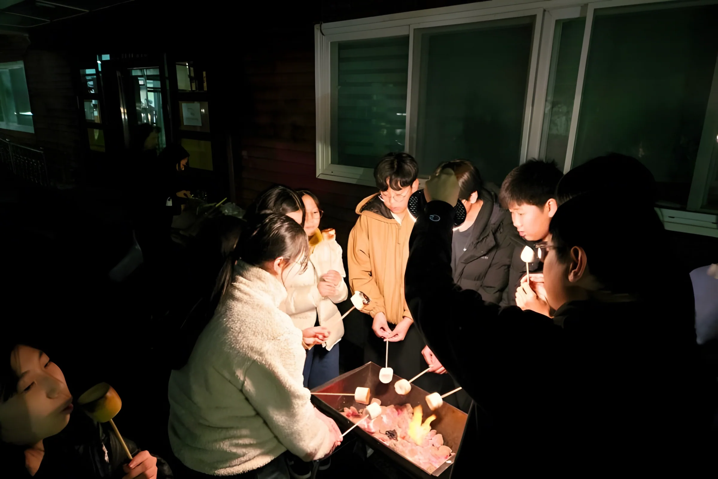성장 캠프의 저녁 활동